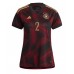 Tyskland Antonio Rudiger #2 kläder Kvinnor VM 2022 Bortatröja Kortärmad